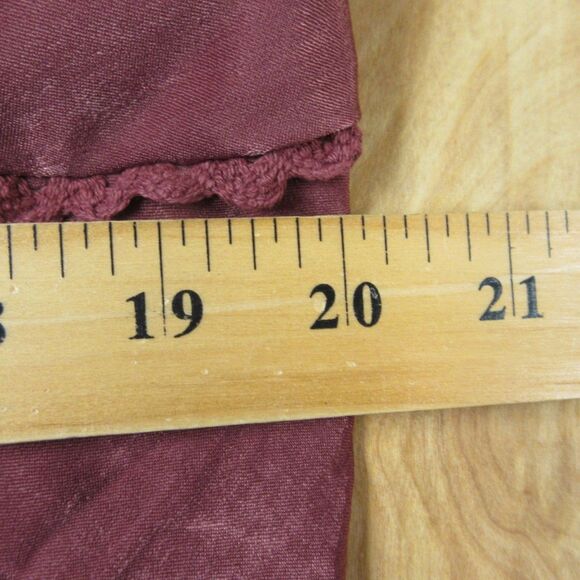 Babydoll Y2K Vibe Rose Mauve Camisole Size XL Ginger Cami Top Lace Trim Bow NWT - Picture 10 of 10